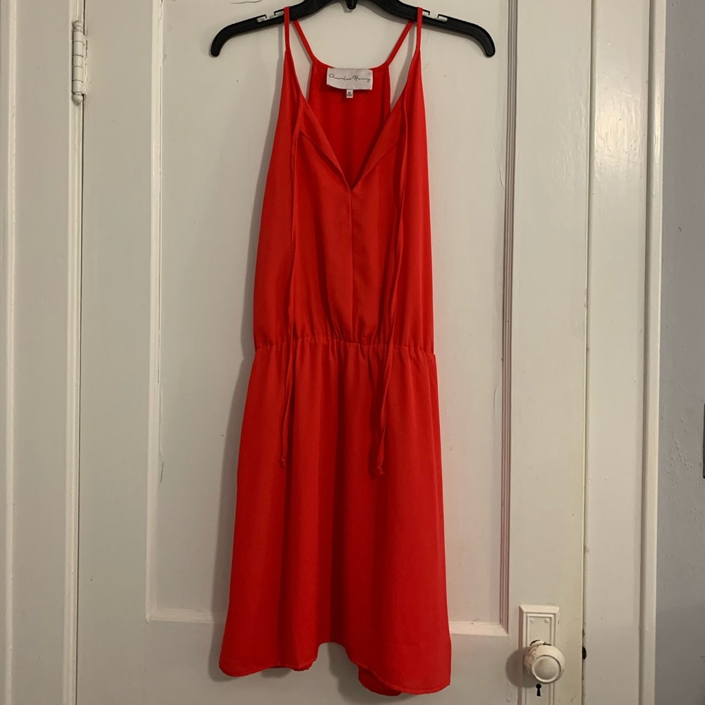 Red Chanler Henry dress